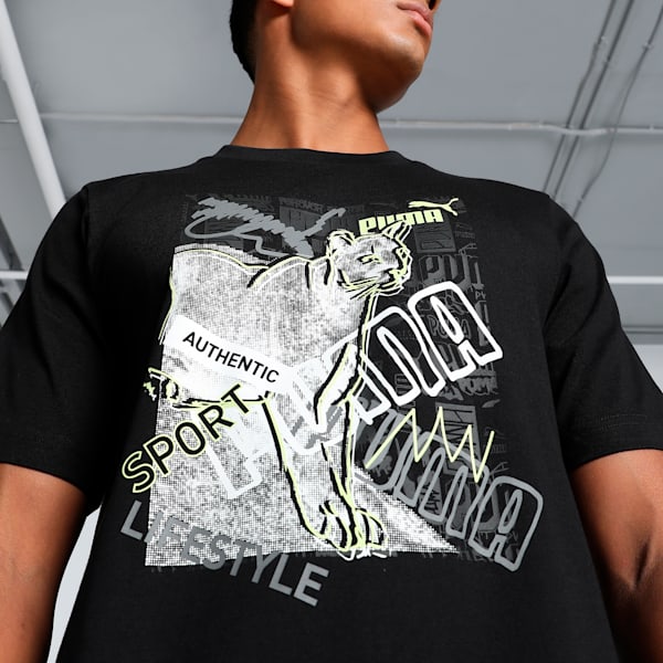 GRAPHICS Photoprint Men's Tee, PUMA Black, extralarge-IND