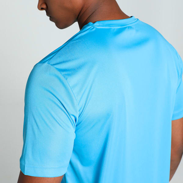 Active Cat Logo Men's Running Tee, Ethereal Blue, extralarge-IND