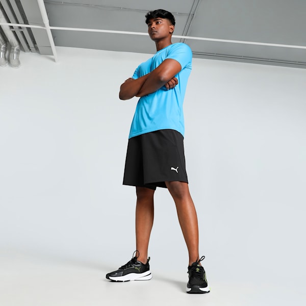 Active Cat Logo Men's Running Tee, Ethereal Blue, extralarge-IND