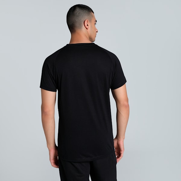 EVOSTRIPE Men's Slim Fit Tee, PUMA Black, extralarge-IND