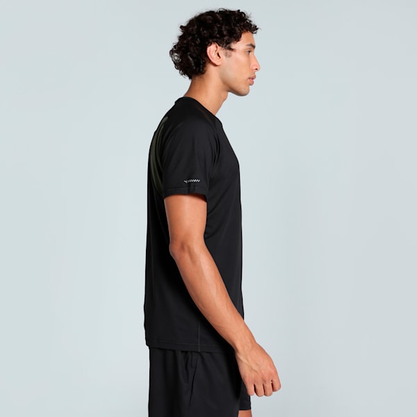 RUN CLOUDSPUN Men's Running Tee, PUMA Black-Dark Olive, extralarge-IND