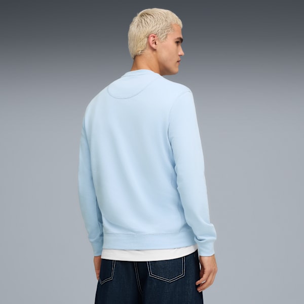 Wardrobe Essentials Suede Crew Men, Haute Tropic, extralarge