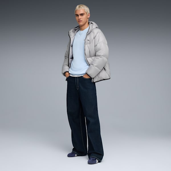 Wardrobe Essentials Suede Crew Men, Haute Tropic, extralarge