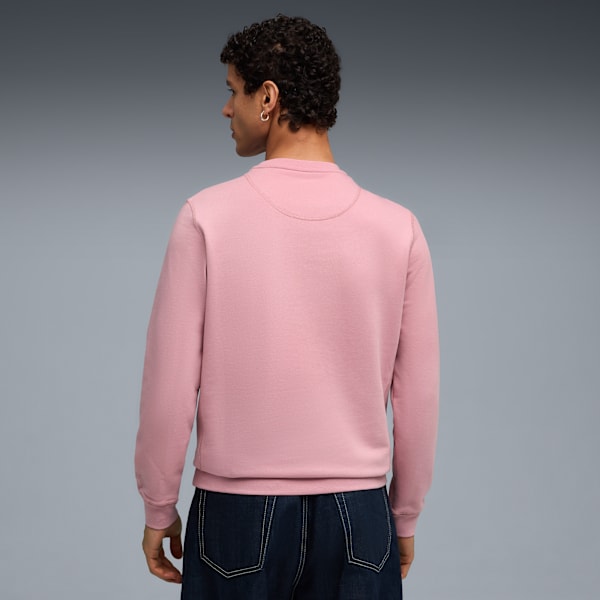 Wardrobe Essentials Suede Crew Men, Poised Pink, extralarge