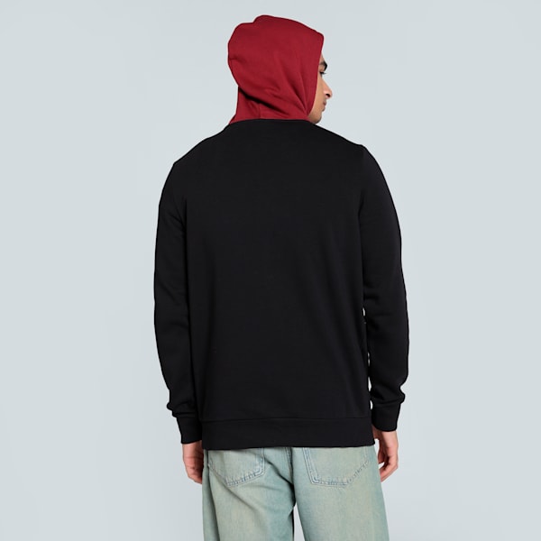 Men's Colorblock Hoodie, PUMA Black, extralarge-IND