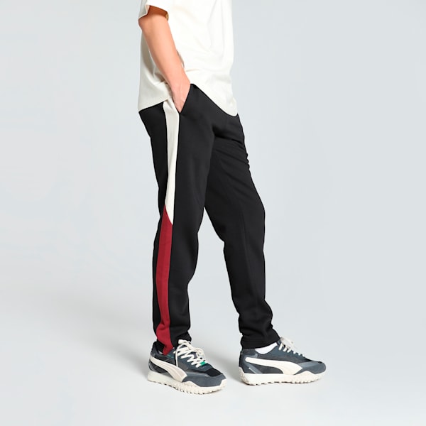 Men's Colorblock Knitted Pants, PUMA Black, extralarge-IND