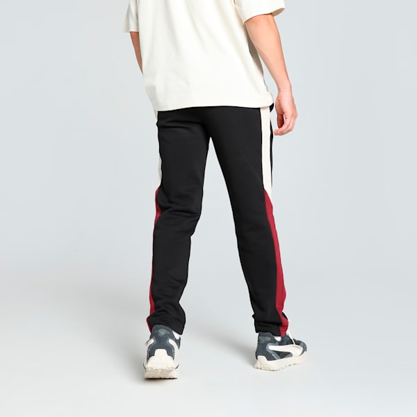 Men's Colorblock Knitted Pants, PUMA Black, extralarge-IND