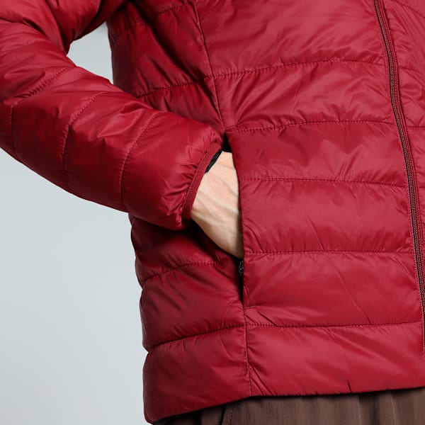 Men's Slim Fit Reversible Padded Jacket, Intense Red, extralarge-IND