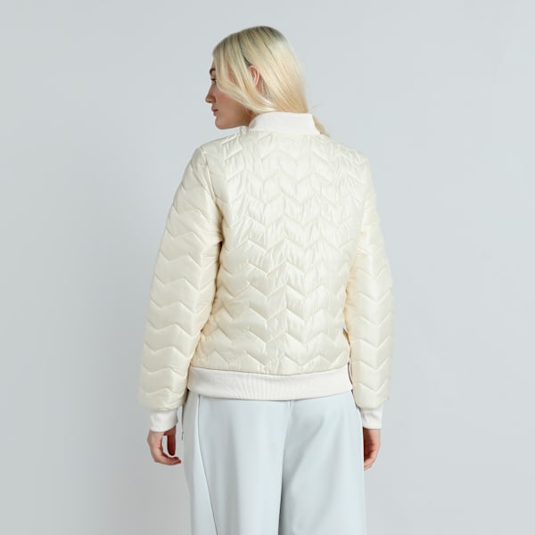 Women's Woven Bomber Jacket, Alpine Snow, extralarge-IND