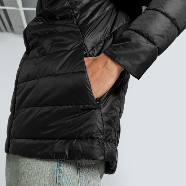 PackLITE PWRWarm Men's Slim Fit Hooded Jacket, PUMA Black, extralarge-IND