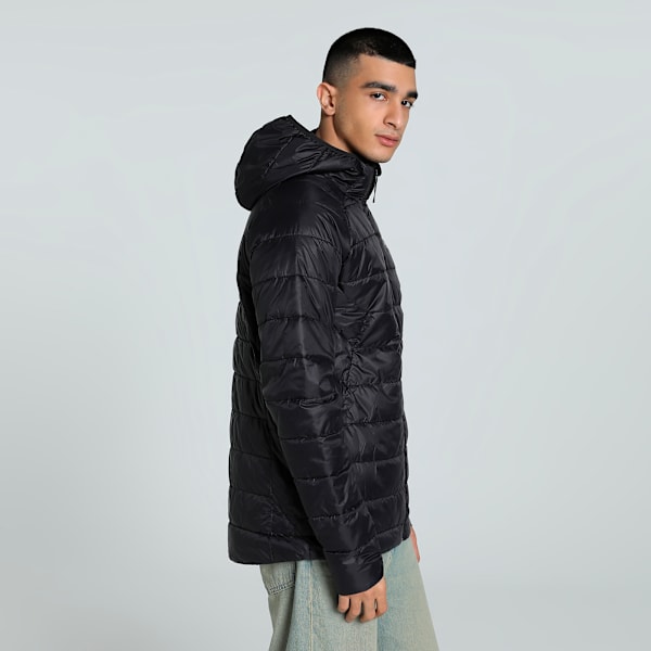 PackLITE PWRWarm Men's Slim Fit Hooded Jacket, PUMA Black, extralarge-IND