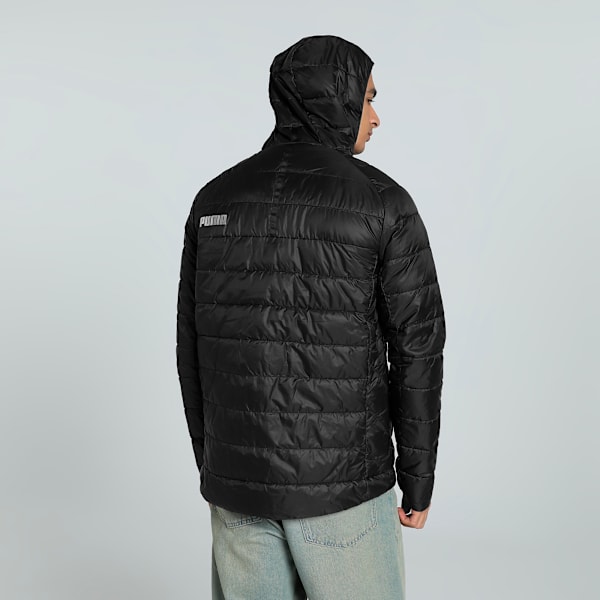 PackLITE PWRWarm Men's Slim Fit Hooded Jacket, PUMA Black, extralarge-IND