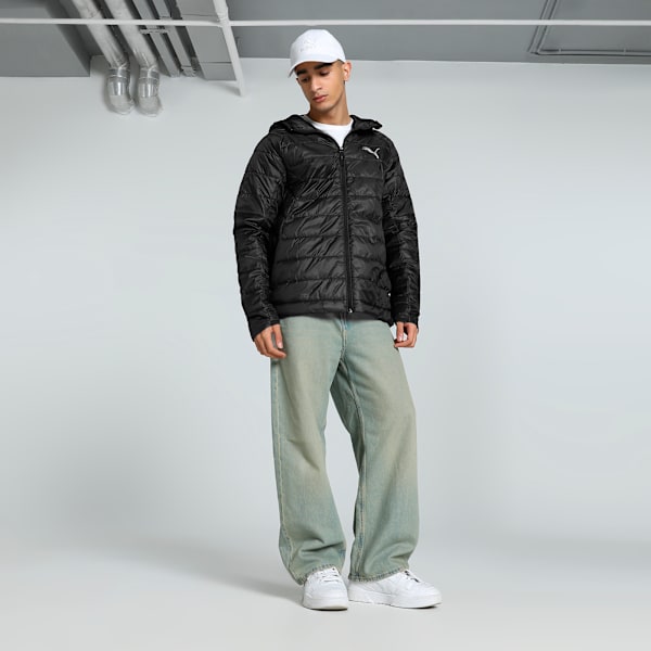 PackLITE PWRWarm Men's Slim Fit Hooded Jacket, PUMA Black, extralarge-IND