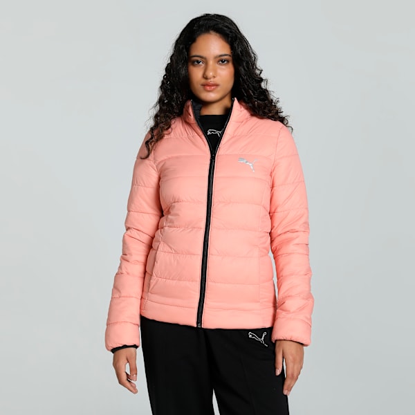 Women's Slim Fit Reversible Padded Jacket, PUMA Black, extralarge-IND