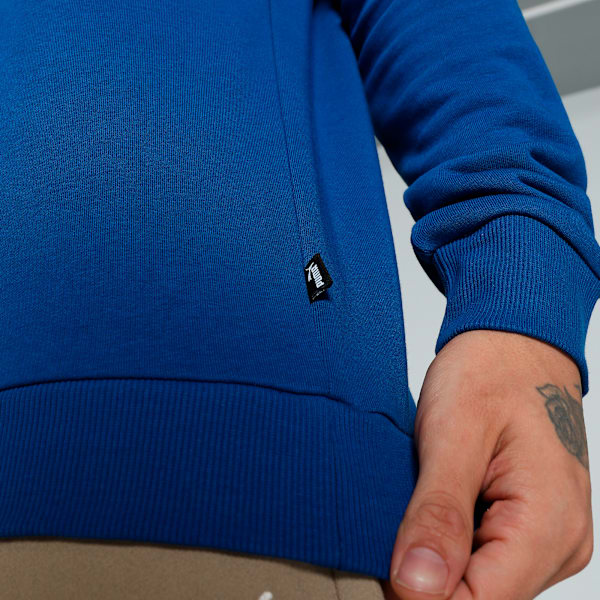 Men's Crew Neck Sweatshirt, Blazing Blue, extralarge-IND
