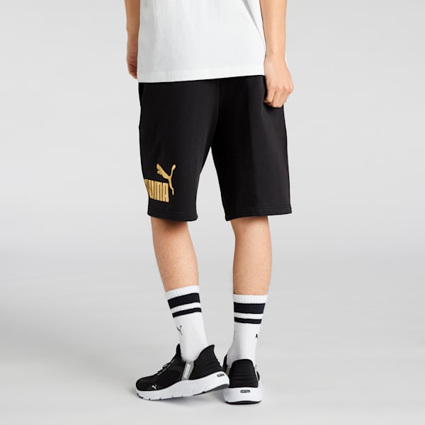 メンズ ESS ビッグ NO. 1 ロゴ ショーツ 10 I, PUMA Black-metallic, extralarge-JPN