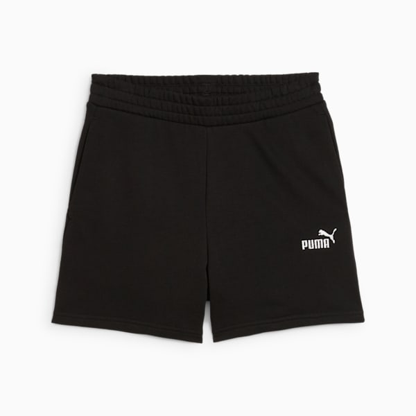 ウィメンズ ESS NO.1 ロゴ ハイウェスト 5 ショートパンツ, PUMA Black, extralarge-JPN