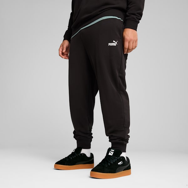 メンズ ESS NO. 1 ロゴ スウェットパンツ, PUMA Black, extralarge-JPN