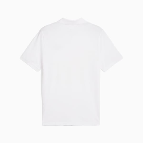 メンズ ESS NO. 1 ロゴ ピケ 半袖 ポロシャツ, PUMA White, extralarge-JPN