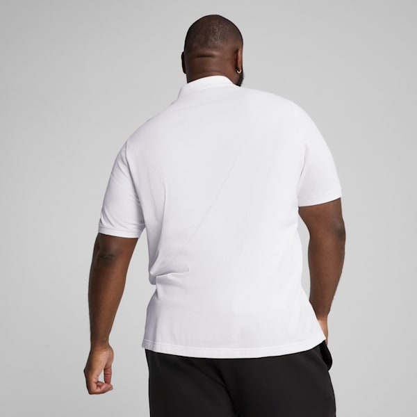 メンズ ESS NO. 1 ロゴ ピケ 半袖 ポロシャツ, PUMA White, extralarge-JPN