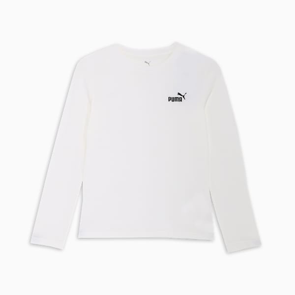 ウィメンズ ESS スモール NO. 1 ロゴ 長袖 Tシャツ, PUMA White, extralarge-JPN