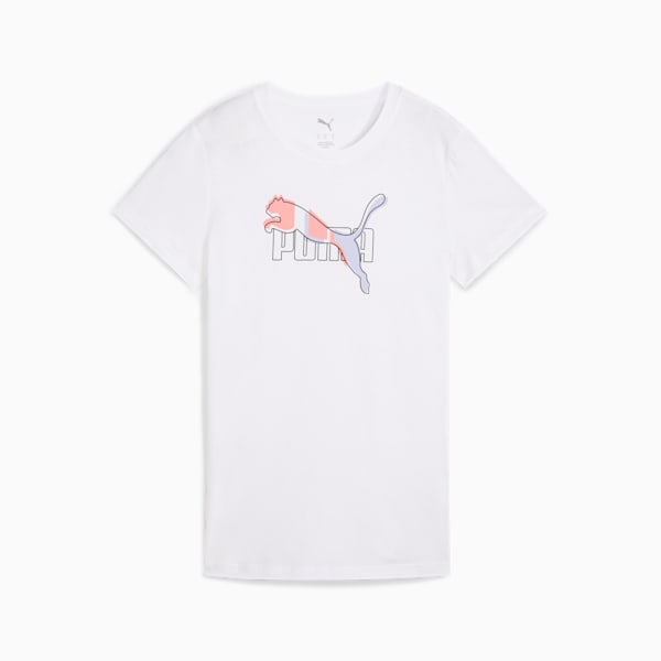 ウィメンズ ESS ロゴ ラブ 半袖 Tシャツ, PUMA White, extralarge-JPN
