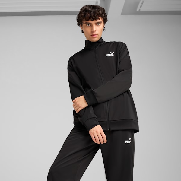 メンズ ESS ポリ スーツ 上下セット, PUMA Black, extralarge-JPN