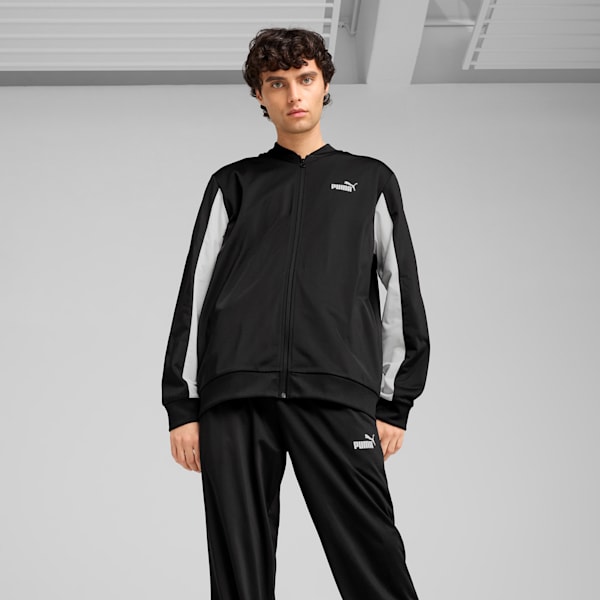 メンズ ポリ ベースボール スーツ 上下セット, PUMA Black, extralarge-JPN