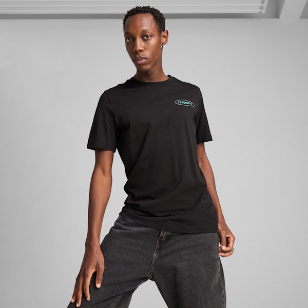 メンズ グラフィックス 3 サークル 半袖 Tシャツ, PUMA Black, extralarge-JPN