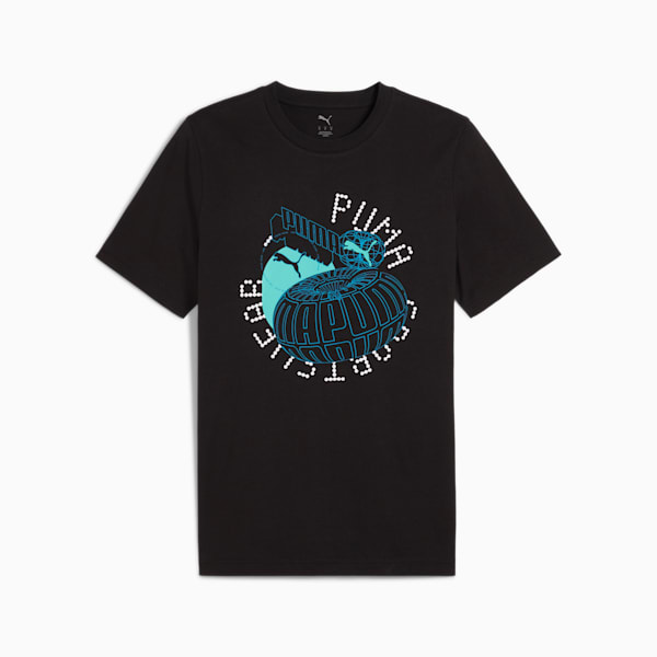 メンズ グラフィックス エクスキューション 半袖 Tシャツ, PUMA Black, extralarge-JPN