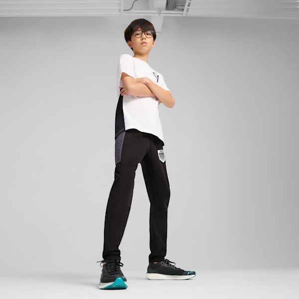 ボーイズ アクティブ スポーツ グラフィック パンツ 120-160cm, PUMA Black, extralarge-JPN
