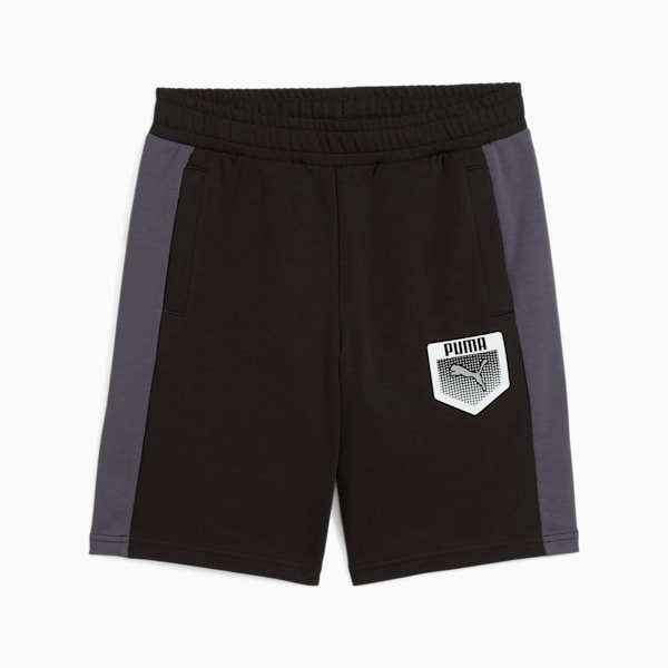 ボーイズ アクティブ スポーツ グラフィック スウェット ショーツ 120-160cm, PUMA Black, extralarge-JPN