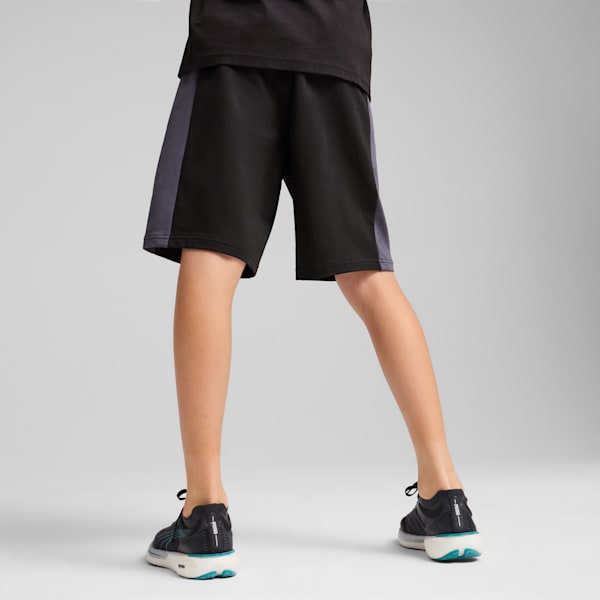 ボーイズ アクティブ スポーツ グラフィック スウェット ショーツ 120-160cm, PUMA Black, extralarge-JPN