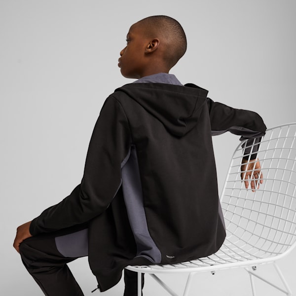 ボーイズ アクティブ スポーツ グラフィック フーディ 120-160cm, PUMA Black, extralarge-JPN