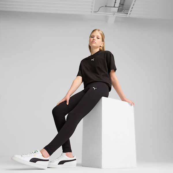 ガールズ ESS レギンス G 110-16-cm, PUMA Black, extralarge-JPN