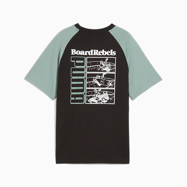 ボーイズ ミッド90S グラフィック 半袖 Tシャツ II B 120-160cm, PUMA Black, extralarge-JPN