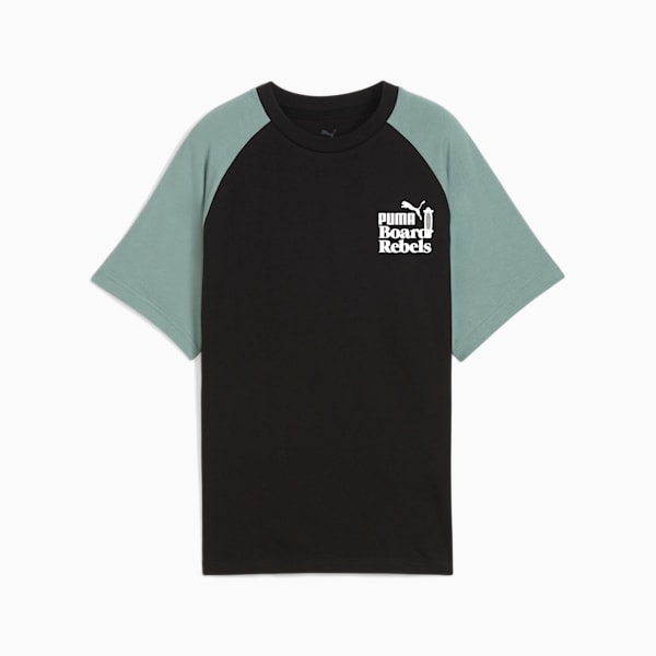 ボーイズ ミッド90S グラフィック 半袖 Tシャツ II B 120-160cm, PUMA Black, extralarge-JPN