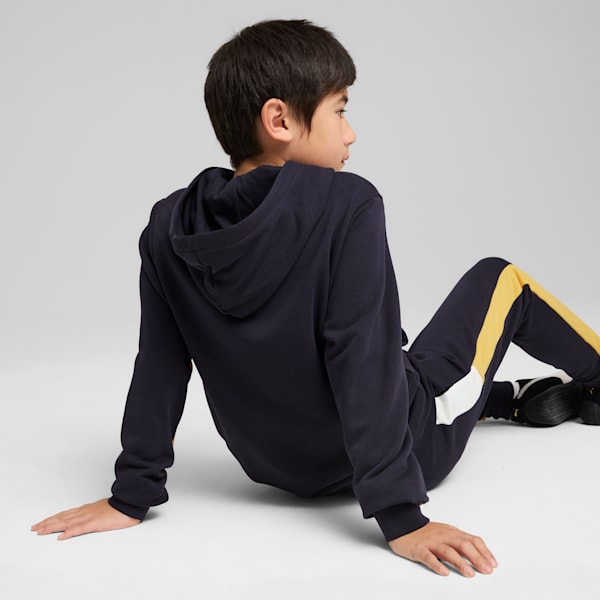 ボーイズ ESS ブロック フーディ TR B 120-160cm, New Navy, extralarge-JPN
