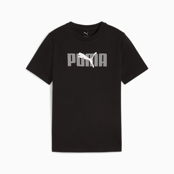 ボーイズ ESS ロゴ ラブ 半袖 Tシャツ B 120-160cm, PUMA Black, extralarge-JPN