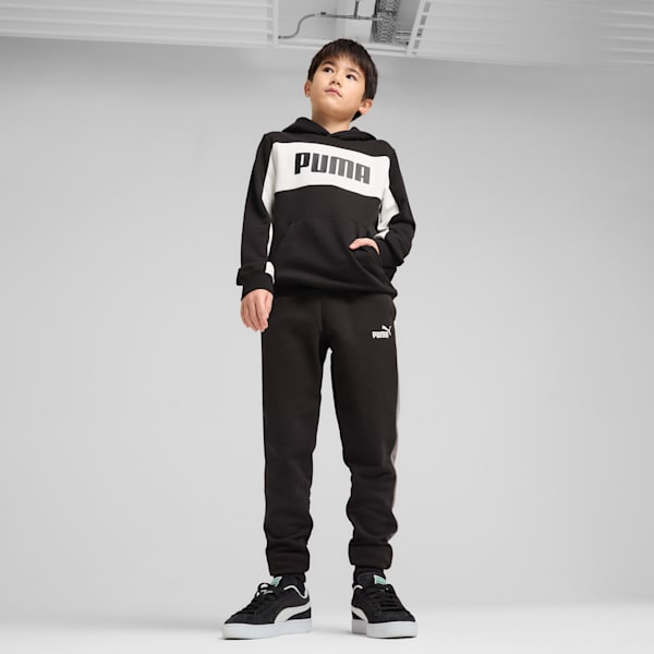 ボーイズ ESS ブロック スウェットパンツ TR B 120-160cm, PUMA Black, extralarge-JPN