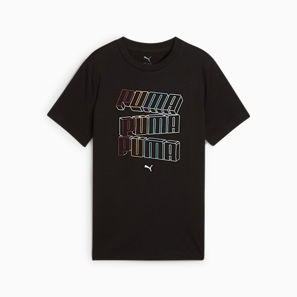 ボーイズ ESS ロゴ ラブ HOG 半袖 Tシャツ B 120-160cm, PUMA Black, extralarge-JPN