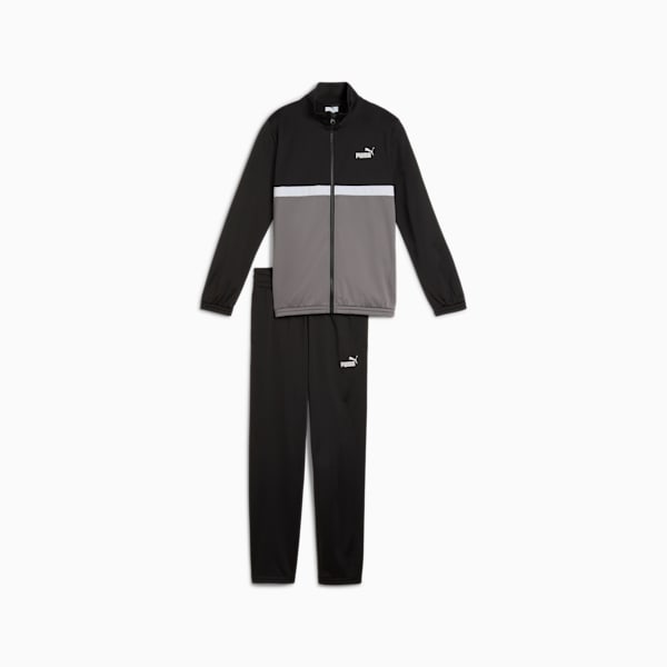 ボーイズ ポリ カラーブロック スーツ B 上下セット 120-160cm, PUMA Black, extralarge-JPN
