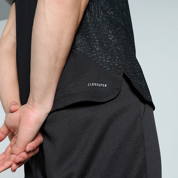 M Studio Cloudspun Printed Men's Training Tee, PUMA Black, extralarge-IND