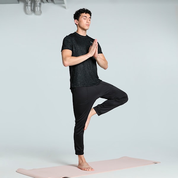 M Studio Cloudspun Printed Men's Training Tee, PUMA Black, extralarge-IND