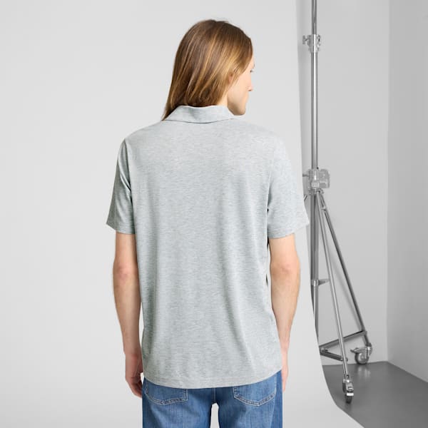 Essentials All In Men's Polo Shirt, Light Gray Heather, extralarge
