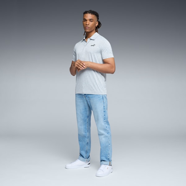 Polo ESS All In para hombre, Light Gray Heather, extralarge