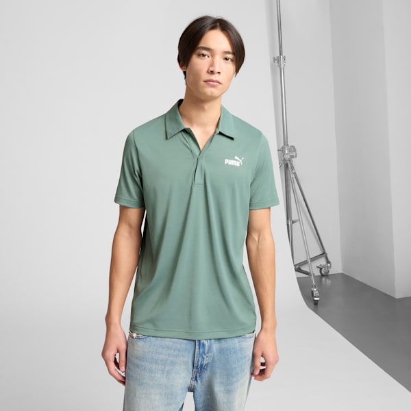 Polo ESS All In para hombre, Green Moon, extralarge