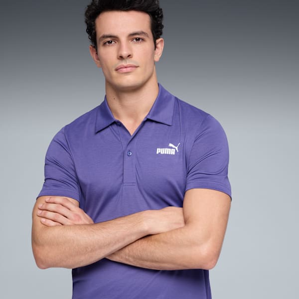 Essentials All In Men's Polo Shirt, Blue Crystal, extralarge