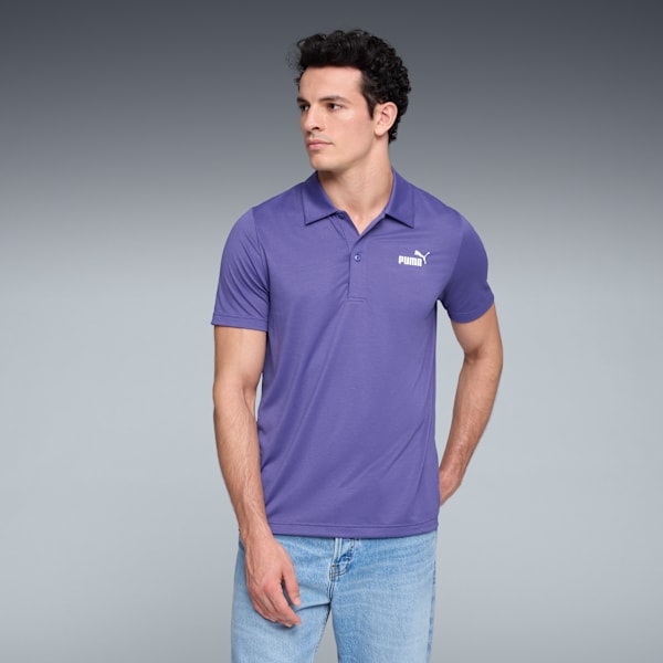 Essentials All In Men's Polo Shirt, Blue Crystal, extralarge