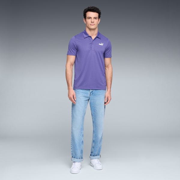 Essentials All In Men's Polo Shirt, Blue Crystal, extralarge